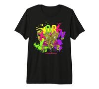 Dungeons & Dragons Neon Ooze Colored Xorn Splattered Paint T-Shirt Haut de Gamme
