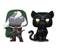 Dungeons & Dragons - Pack 2 figurines POP! Drizzt & Guenhwyvar 9 cm G