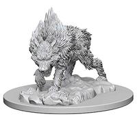 Dungeons & Dragons Pathfinder: Deep Cuts Unpainted Miniatures - Dire Wolf