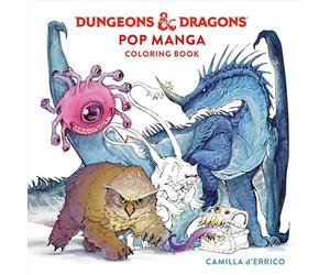 Dungeons & Dragons Pop Manga Coloring Book