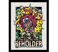 Dungeons & Dragons - Poster encadré "The Eye Of The Beholder", évasion PM8792 (40 cm x 30 cm) (Coloré)