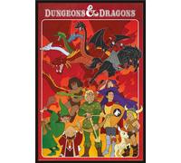 Dungeons & Dragons - Poster - The animated Series + cadre interchangeable, Shinsuke® Maxi plastique noir, vitre acrylique