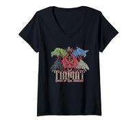 Dungeons & Dragons Queen of Evil Tiamat T-Shirt avec Col en V