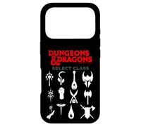 Dungeons & Dragons Select Class 8-Bit Collage Logo Coque pour iPhone 17 Pro