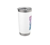 Dungeons & Dragons Skull Gradient Gobelet isotherme en acier inoxydable double paroi