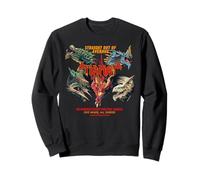 Dungeons & Dragons Straight Out of Avernus Five Dragon Heads Sweatshirt