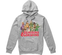 Dungeons & Dragons - Sweat à capuche "Line Up" pour homme TV2234 (L) (Gris)