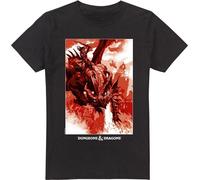 Dungeons & Dragons - T-shirt "Dragon Rider" pour homme TV4989 (XL) (Noir)
