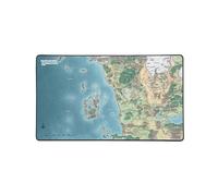 Konix Interactive – Tapis de souris gaming Dungeons & Dragons Faerûn XXL 80 x 46 cm antidérapant
