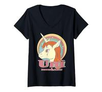 Dungeons & Dragons Uni Rainbow Profile T-Shirt avec Col en V