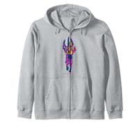 Dungeons & Dragons Vecna's Toxic Neon Colored Hand Sweat à Capuche