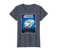 Dungeons & Dragons Vintage Advanced Player's Handbook T-Shirt, Femme, Bleu Chiné, XS