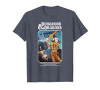 Dungeons & Dragons Vintage TSR Friend Folio T-Shirt, Homme, Bleu Chiné, XL