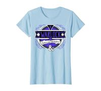 Dungeons & Dragons Warlock Sworn and Beholden Logo T-Shirt, Femme, Bleu Céleste, L