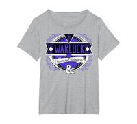 Dungeons & Dragons Warlock Sworn and Beholden Logo T-Shirt, Femme Grandes Tailles, Gris Chiné, 2X