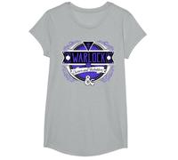 Dungeons & Dragons Warlock Sworn and Beholden Logo T-Shirt, Fille, Gris Chiné, XS