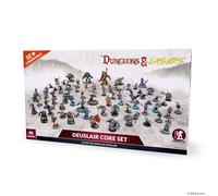Dungeons & Lasers Deuslair Core DND Miniatures Set - 99 modèles avec bases scéniques - 5E Compatible avec les jeux D&D et RPG de table - Non peint et démonté - À partir de 14 ans