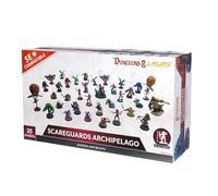 Dungeons & Lasers Raiders and Beasts of The Scareguards Archipelago - Jeu de figurines DND avec 35 modèles - Montage et peinture requis - À partir de 14 ans