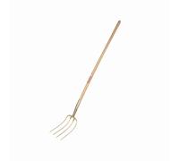 DUNGGABEL "Erntekönig" Manche En Bois D'Frêne Certifié FSC® 4 Dents 135Cm