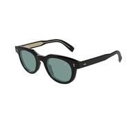Dunhill - Lunettes de soleil à monture ronde - unisex - Accessoires - Noir - Taille: 46 MM
