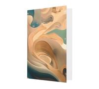 Dunhuang Carte de vœux mystère 10,2 x 15,2 cm, emballage enveloppe en forme de cœur, convient pour toutes les occasions.