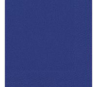 Duni 104051 Serviettes Cocktail 3 plis Tissue Uni bleu foncé, 24 x 24 cm, 20 pièces