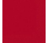 Duni 104062 Serviettes 3 plis Uni rouge brillant, 33 x 33 cm, 20 pièces