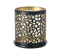 Duni Bougeoir Safari Girafe LED 75 x 75 mm Acier Noir