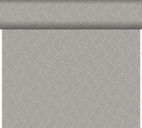 Duni cel Chemin de table tissé Granite Gris 24 m