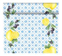 Duni Dunicel Tête A Tête Chemins de Table Mediterrian 40cm X 24m