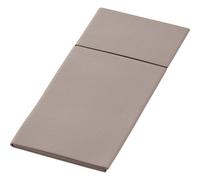 Duni Duniletto Pochettes À Serviettes Slim 40 X 33Cm Greige 65 Pièces