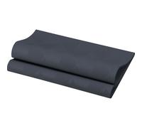 Duni Elegance Serviettes Cristal Noir 40x40cm 40 Pièce