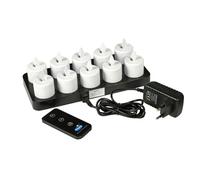 Duni LED Set Moving Flame 38x 36mm 10 pièces
