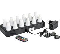 Duni LED Set rechargeable lumière multicolore 12pcs 70 x 40mm