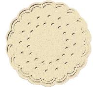 Duni Soucoupe 8lagig Tissue Uni Champagne Ø 7,5 cm 250 pièces
