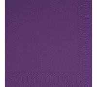Duni Lot de 250 serviettes en papier 33 x 33 cm Prune