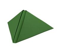 Duni Lot de 45 serviettes en lin Motif feuilles Vert 40 x 40 cm