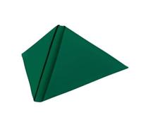 Duni Lot de 45 serviettes en lin Vert foncé 40 x 40 cm