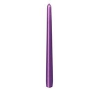 Duni Plum Lot de 50 bougies trempées à l'aspect vieilli