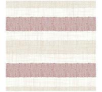 Duni Rigato Bordeaux Classic Lot de 50 serviettes 40 x 40 cm 4 couches