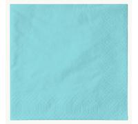 Duni Serviettes Menthe Bleu 33x33cm 3lagig 250 Pièce