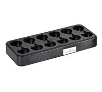DUNI Station de charge LED noire 40 x 15,2 cm