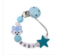 Duniholder-Attache-Sucette En Silicone Joréinitialisation Pour Bébé Tewindsor,Réinitialisation De Sucette,Réinitialisation De Sucette Pour Bébé,Cadeau Pour Nourrissons - Type Lb-151-Blue