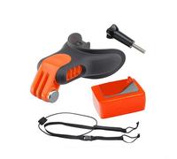 DUNIMouth-Kit de montage de support de dents pour caméra Gopro 13,Insta360 ace pro,accessoires de tir de surf- Orange - ff6600
