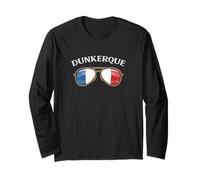 Dunkerque France Vintage Flag Sunglasses Manche Longue