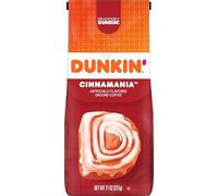 Dunkin' Donuts Cinnamon Bun 11 oz - Café Moulu Aromatisé à la Cannelle - Sac de 311 g