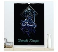 Dunkle Krieger (hochwertiger Premium Wandkalender 2026 DIN A2 hoch), Kunstdruck in Hochglanz: 12 mystische, dunkle Krieger ziehen in die Schlacht! Du entscheidest über Krieg oder Frieden!