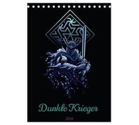 Dunkle Krieger (Tischkalender 2026 DIN A5 hoch), CALVENDO Monatskalender: 12 mystische, dunkle Krieger ziehen in die Schlacht! Du entscheidest über Krieg oder Frieden!