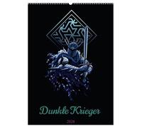 Dunkle Krieger (Wandkalender 2026 DIN A2 hoch), CALVENDO Monatskalender: 12 mystische, dunkle Krieger ziehen in die Schlacht! Du entscheidest über Krieg oder Frieden!