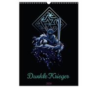 Dunkle Krieger (Wandkalender 2026 DIN A3 hoch), CALVENDO Monatskalender: 12 mystische, dunkle Krieger ziehen in die Schlacht! Du entscheidest über Krieg oder Frieden!
